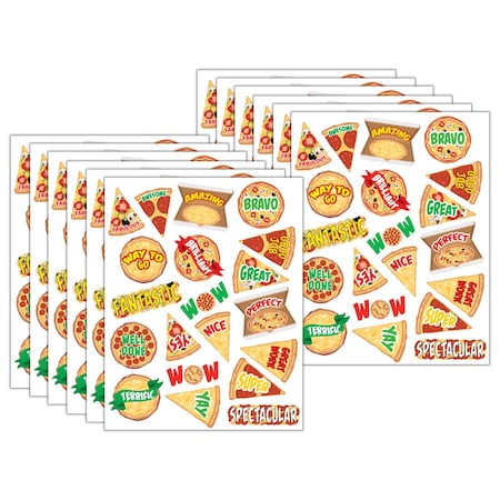 Teacher Created Resources Pizza Stickers, 20 Designs, 1440PK 7091